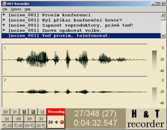 H&T Recorder Screenshot