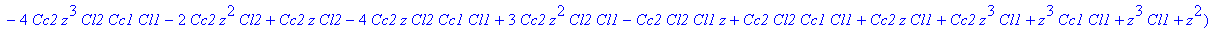 prenos := (1+z^2-2*z)*Cc2*z*Cl1/(-2*Cc2*z^2*Cl1-2*Cc1*Cl1*z^2-Cl1*z^2+Cc1*Cl1*z+Cc2*z^3*Cl2+Cc2*z^4*Cl2*Cc1*Cl1+6*Cc2*z^2*Cl2*Cc1*Cl1-3*Cc2*z^3*Cl2*Cl1+Cc2*z^4*Cl2*Cl1-4*Cc2*z^3*Cl2*Cc1*Cl1-2*Cc2*z^2*C...