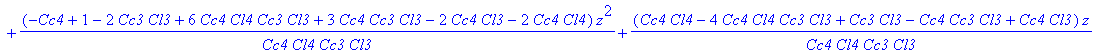 jmenovatel2 := 1+(Cc4*Cc3*Cl3+Cc4*Cl4*Cc3*Cl3)/Cc4/Cl4/Cc3/Cl3*z^4+(-3*Cc4*Cc3*Cl3+Cc4*Cl3+Cc3*Cl3-4*Cc4*Cl4*Cc3*Cl3+Cc4*Cl4+Cc4)/Cc4/Cl4/Cc3/Cl3*z^3+(-Cc4+1-2*Cc3*Cl3+6*Cc4*Cl4*Cc3*Cl3+3*Cc4*Cc3*Cl3-2...